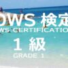 【公式】OWS検定1級の映像
